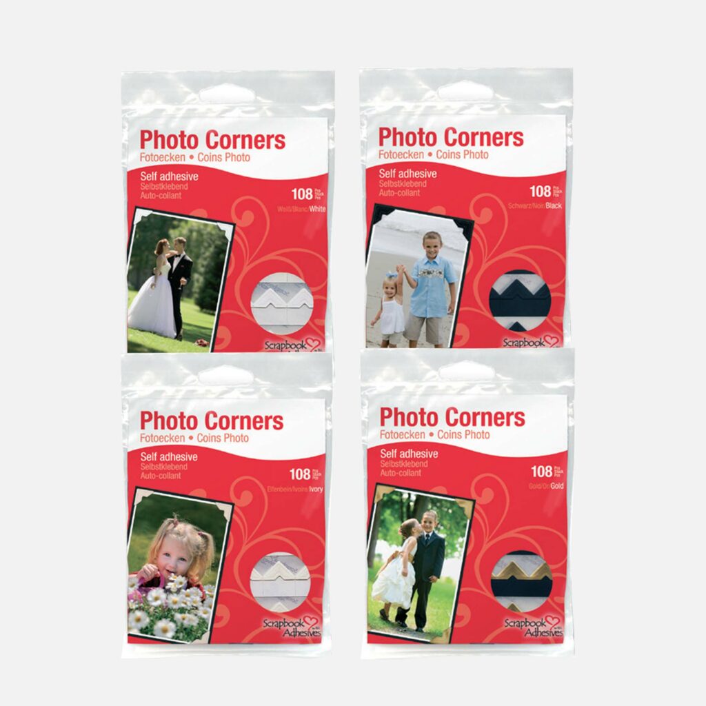 Photo Corner - Classic Style - Paper (108 corners) - Home Office ...